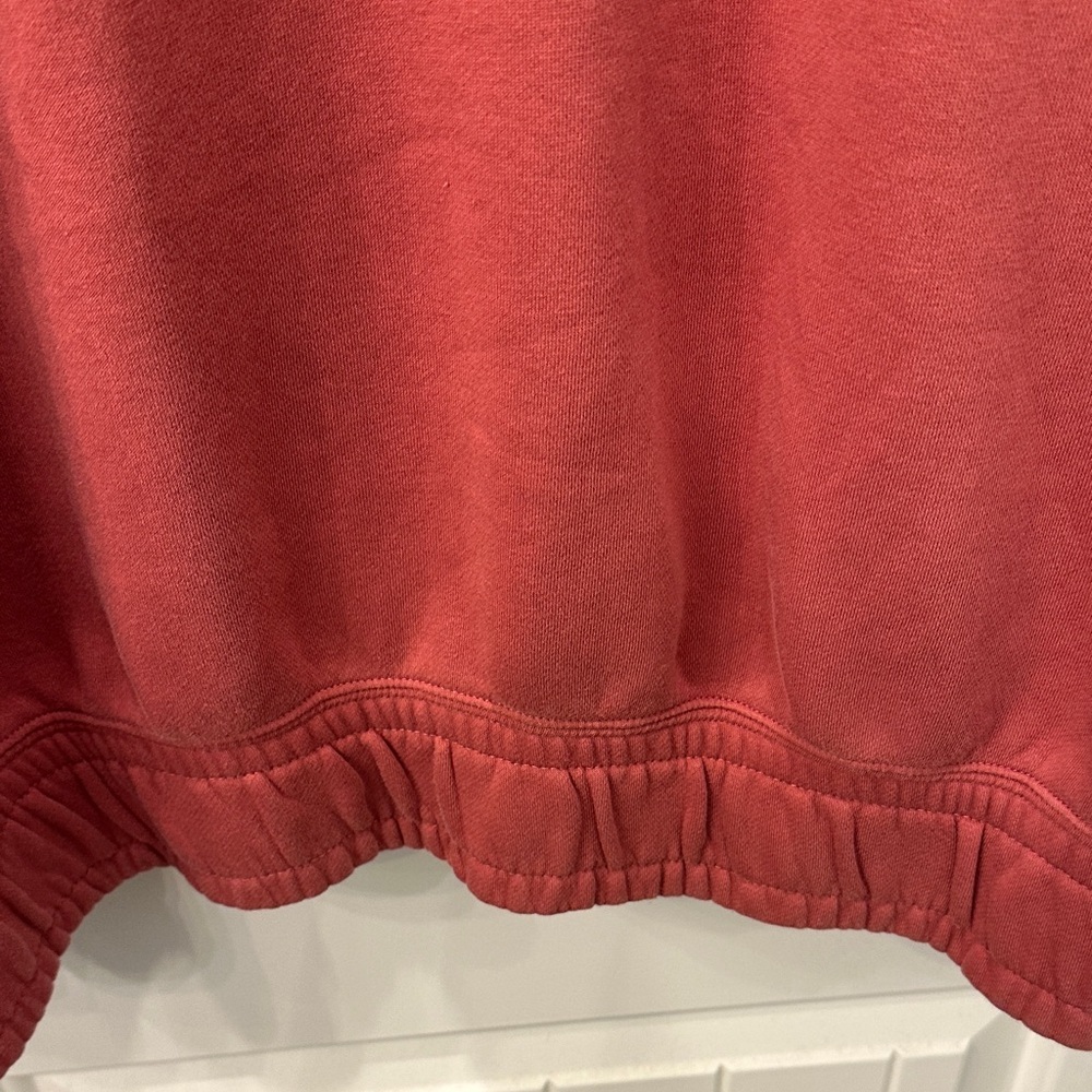 Nike Rust Red Half-Zip Hoodie - Picture 4 of 5